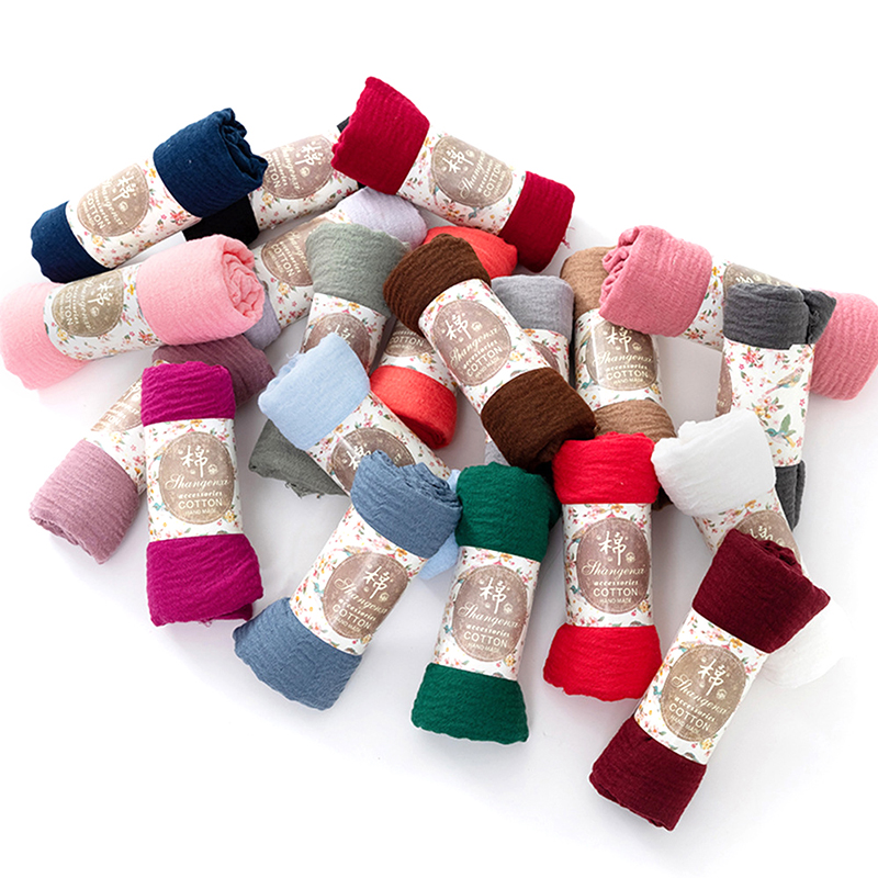 W1189 Удобный и универсальный хиджаб из вуали