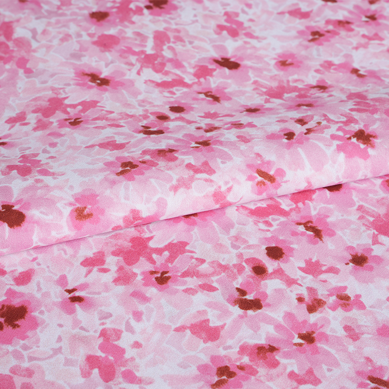 Ткань с цветочным принтом Messy Misty 75D/18T