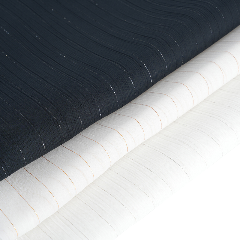 75D серебристый шелковый шифоновый креп