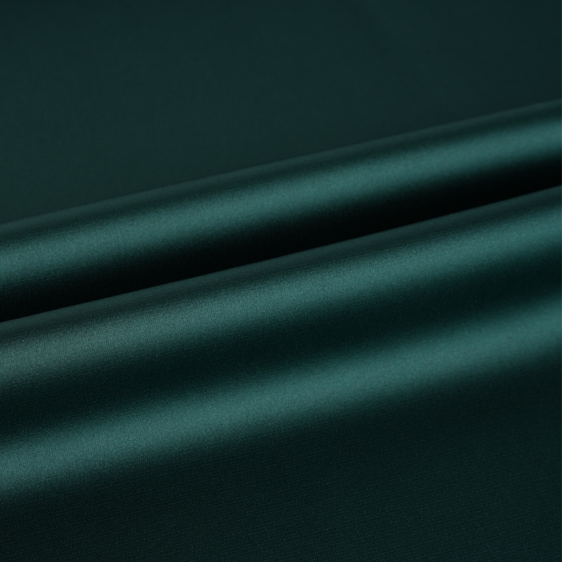 50D окрашенный эластичный атласный шифон