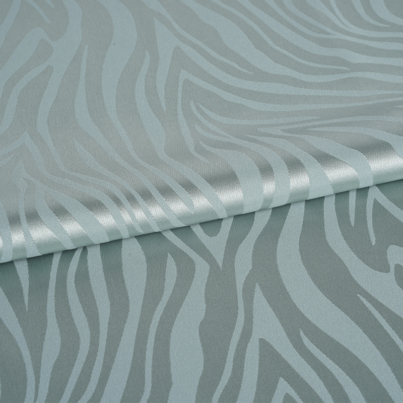 75D*150D+40D Эластичный атласный жаккард с зеброй