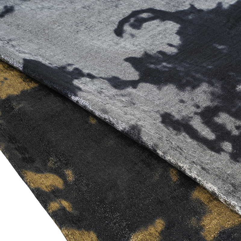 2026 Бархатный сатин, горячее тиснение (горячее тиснение серебром), плюс стирка