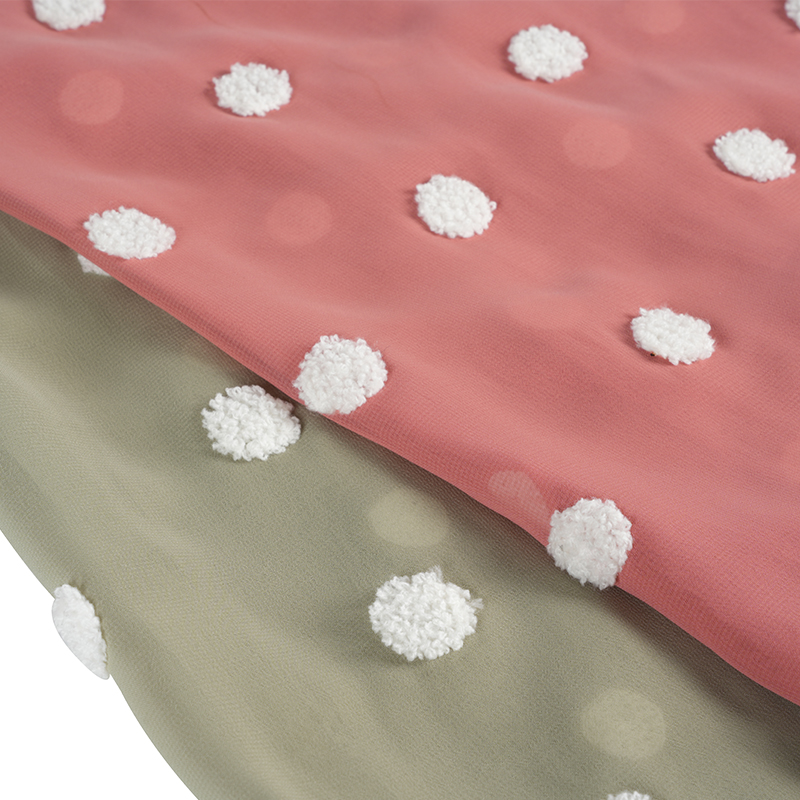 Плоский шифон 75d/18t с тканью для вышивки полотенец