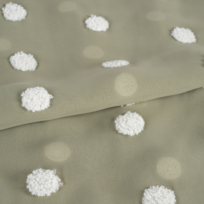 Плоский шифон 75d/18t с тканью для вышивки полотенец