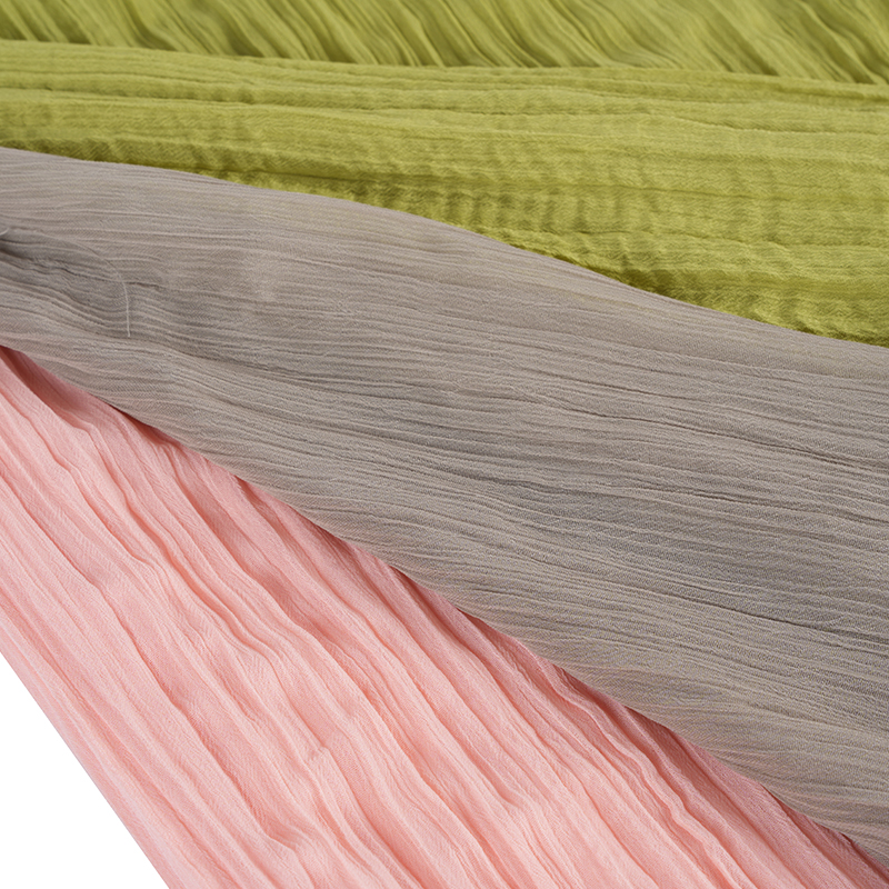 Шифоновый креп 75d со складками