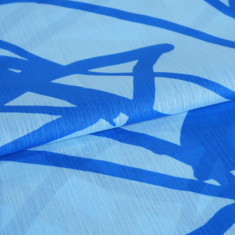 BD2503 Креповая ткань Dream Space 75D с шифоновым принтом