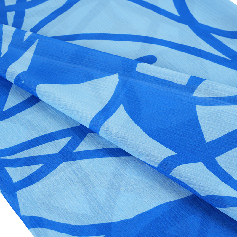 BD2503 Креповая ткань Dream Space 75D с шифоновым принтом