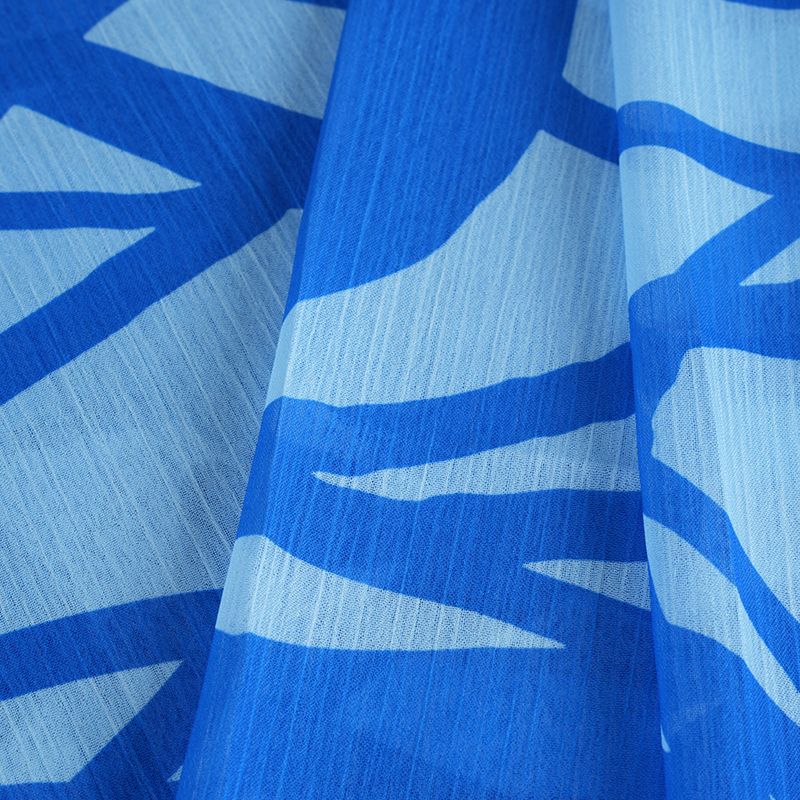 BD2503 Креповая ткань Dream Space 75D с шифоновым принтом