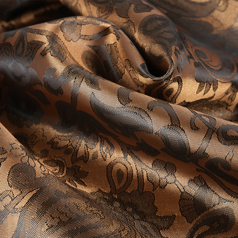 Жаккардовый жаккард с зубчатой ​​лютней из полиэстера и цветочным узором