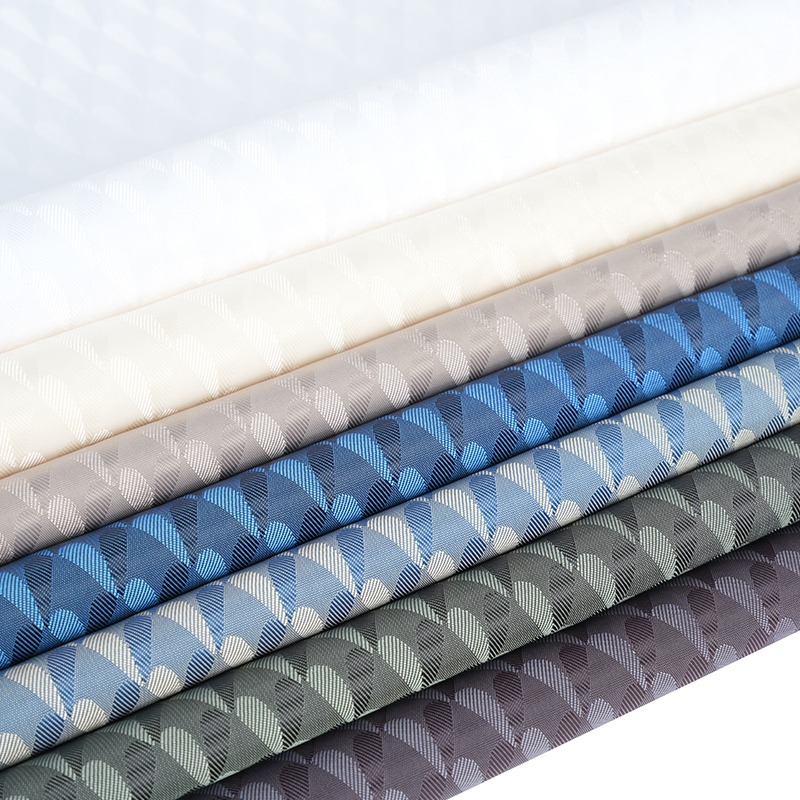 Полиэфирное катионное двухцветное симметричное жаккардовое крашение Love