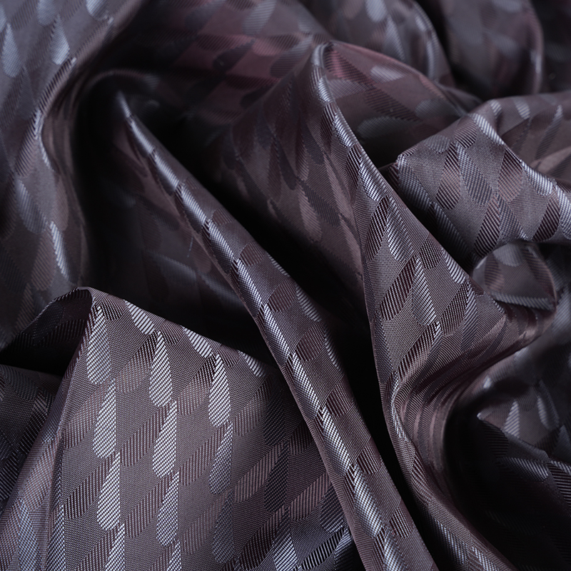 Полиэфирное катионное двухцветное симметричное жаккардовое крашение Love