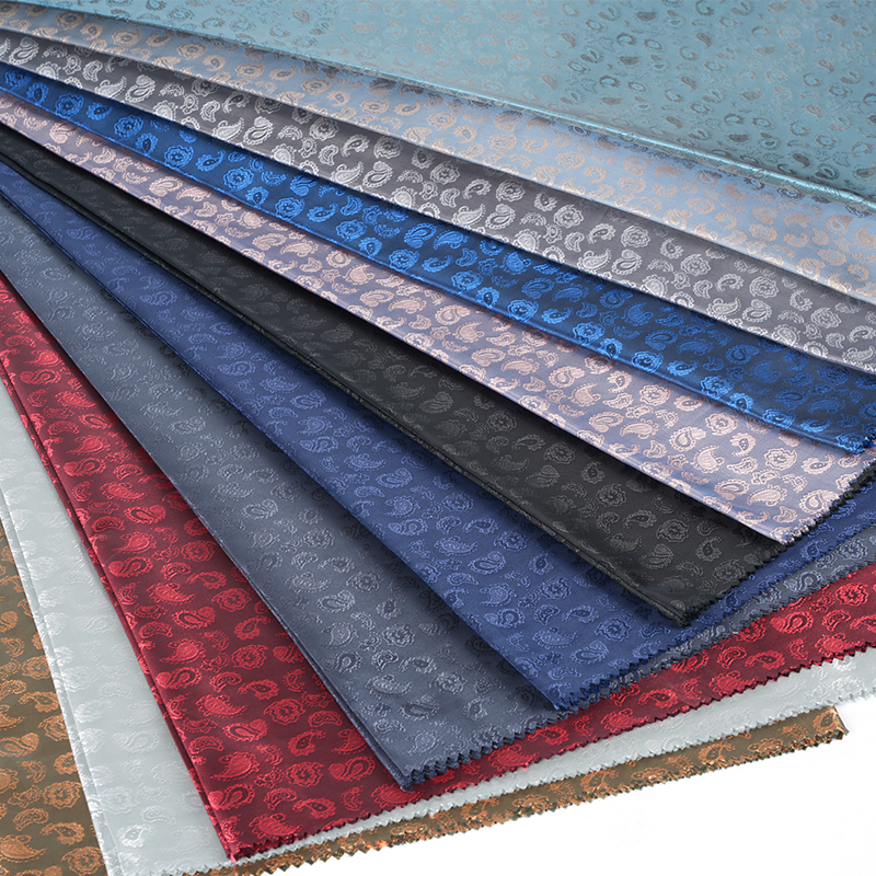 Полиэстер Катионный жаккард с цветком кешью